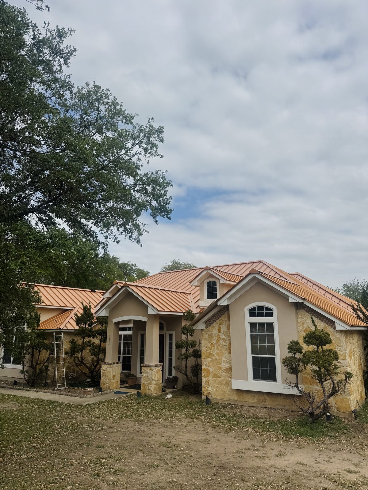 Home with a metal roof in San Antonio